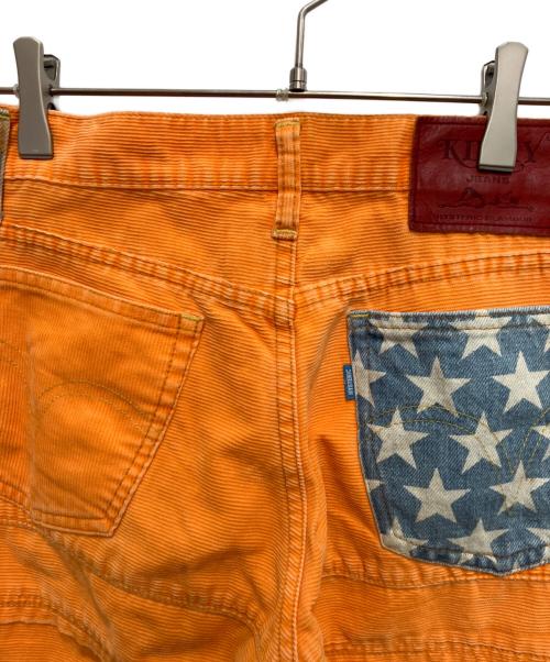 Hysteric Glamour（ヒステリックグラマー）Hysteric Glamour (ヒステリックグラマー) コーデュロイパンツ オレンジ サイズ:Sの古着・服飾アイテム