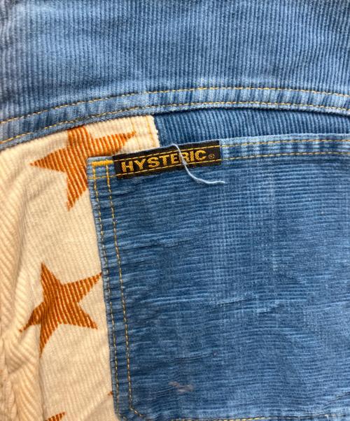 Hysteric Glamour（ヒステリックグラマー）Hysteric Glamour (ヒステリックグラマー) コーデュロイパンツ ブルー サイズ:Freeの古着・服飾アイテム
