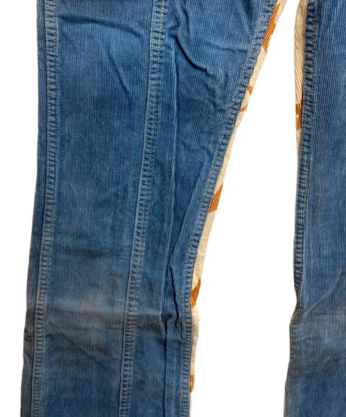 Hysteric Glamour（ヒステリックグラマー）Hysteric Glamour (ヒステリックグラマー) コーデュロイパンツ ブルー サイズ:Freeの古着・服飾アイテム