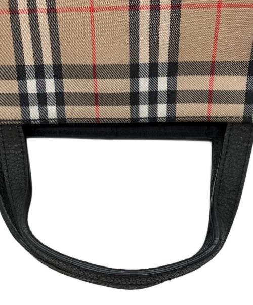 BURBERRY LONDON（バーバリーロンドン）BURBERRY LONDON (バーバリーロンドン) ノバチェックトートバッグ ベージュの古着・服飾アイテム