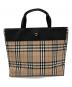 BURBERRY LONDON（バーバリーロンドン）の古着「ノバチェックトートバッグ」｜ベージュ