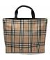 BURBERRY LONDON (バーバリーロンドン) ノバチェックトートバッグ ベージュ：8000円