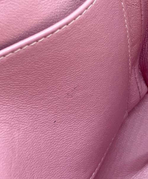 CHANEL（シャネル）CHANEL (シャネル) チョコバースウェードハンドバッグ ピンクの古着・服飾アイテム