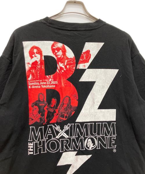 B'z（ビーズ）B'z (ビーズ) maximum the hormone (マキシマム ザ ホルモン) プリントTシャツ ブラック サイズ:XLの古着・服飾アイテム