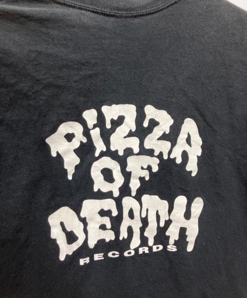 PIZZA OF DEATH（ピザ オブ デス）PIZZA OF DEATH (ピザ オブ デス) スクープTシャツ ブラック サイズ:Mの古着・服飾アイテム