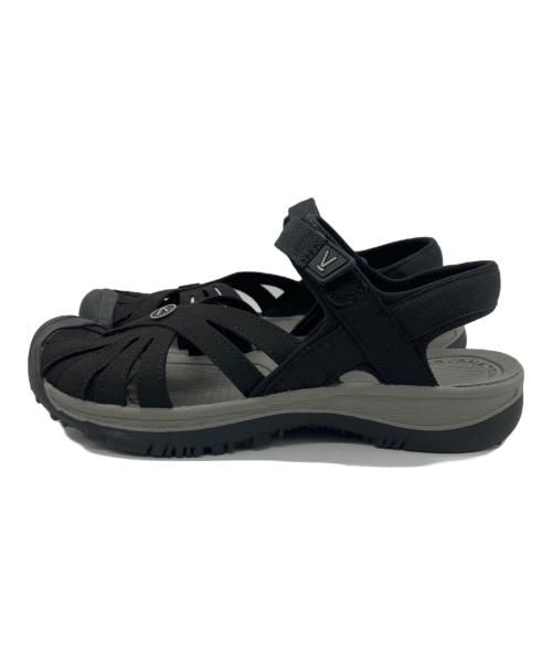 KEEN（キーン）KEEN (キーン) ローズサンダル ブラック サイズ:24cmの古着・服飾アイテム