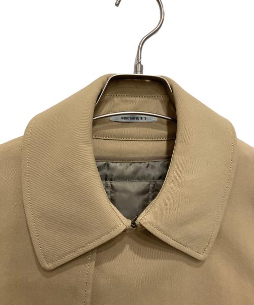 WORK TRIP OUTFITS（ワークトッリプアートフィッツ）WORK TRIP OUTFITS (ワークトッリプアートフィッツ) PE ライナー 2WAY トレンチコート アイボリー サイズ:Sの古着・服飾アイテム