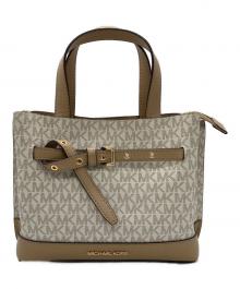 MICHAEL KORS（マイケルコース）の古着「2WAYショルダーバッグ」｜ブラウン×ホワイト