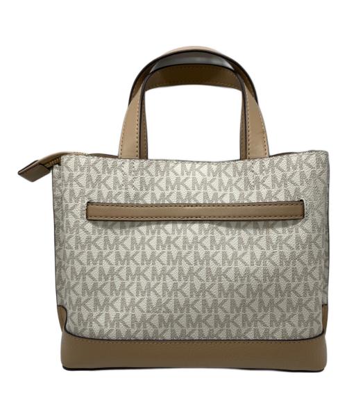 MICHAEL KORS（マイケルコース）MICHAEL KORS (マイケルコース) 2WAYショルダーバッグ ブラウン×ホワイトの古着・服飾アイテム