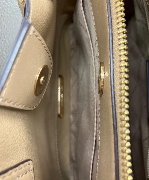 MICHAEL KORS（マイケルコース）MICHAEL KORS (マイケルコース) 2WAYショルダーバッグ ブラウン×ホワイトの古着・服飾アイテム