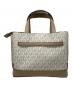 MICHAEL KORS (マイケルコース) 2WAYショルダーバッグ ブラウン×ホワイト：9000円