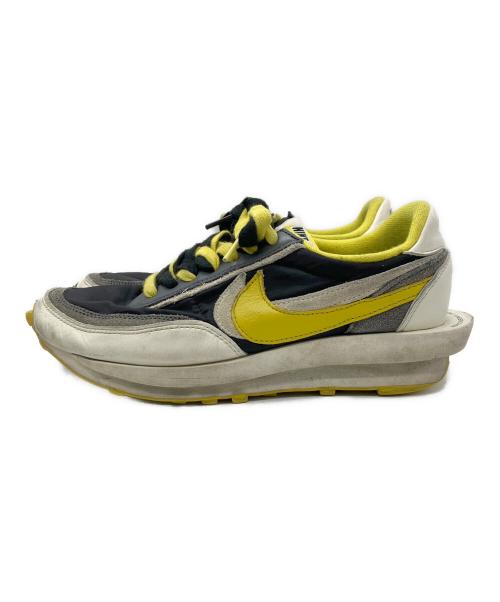 NIKE（ナイキ）NIKE (ナイキ) sacai (サカイ) UNDERCOVER (アンダーカバー) LD ワッフル ブラック グレー×イエロー サイズ:26cmの古着・服飾アイテム
