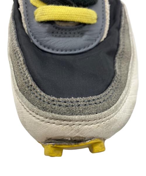 NIKE（ナイキ）NIKE (ナイキ) sacai (サカイ) UNDERCOVER (アンダーカバー) LD ワッフル ブラック グレー×イエロー サイズ:26cmの古着・服飾アイテム
