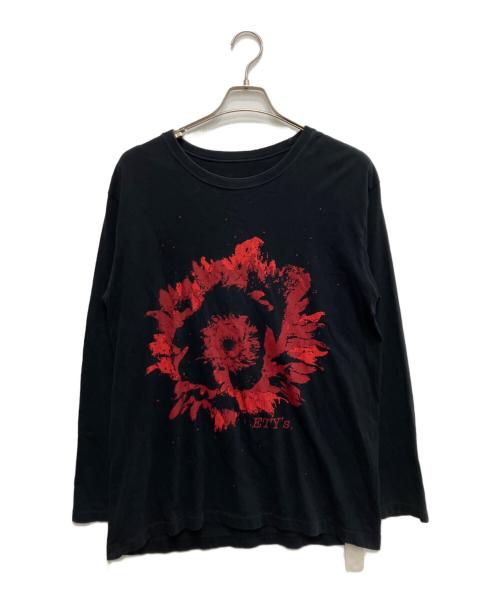 s'yte（サイト）s'yte (サイト) Bloody Cat 2 ロングスリーブカットソー ブラック サイズ:不明の古着・服飾アイテム