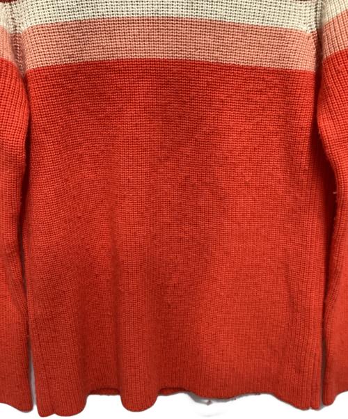 COMME des GARCONS HOMME PLUS（コムデギャルソンオムプリュス）COMME des GARCONS HOMME PLUS (コムデギャルソンオムプリュス) ボーダーニット オレンジ サイズ:FREEの古着・服飾アイテム