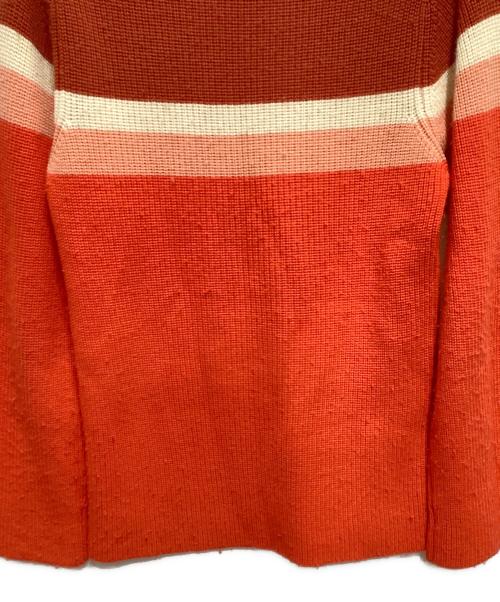 COMME des GARCONS HOMME PLUS（コムデギャルソンオムプリュス）COMME des GARCONS HOMME PLUS (コムデギャルソンオムプリュス) ボーダーニット オレンジ サイズ:FREEの古着・服飾アイテム