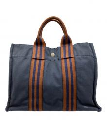 HERMES（エルメス）の古着「フールトゥPM トートバッグ」｜ネイビー