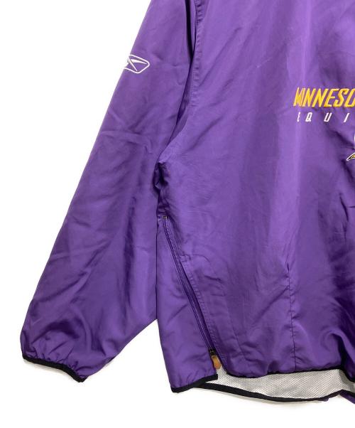 REEBOK（リーボック）REEBOK (リーボック) NFL (ナショナル・フットボール・リーグ) アノラックジャケット パープル サイズ:XLの古着・服飾アイテム