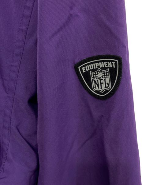 REEBOK（リーボック）REEBOK (リーボック) NFL (ナショナル・フットボール・リーグ) アノラックジャケット パープル サイズ:XLの古着・服飾アイテム