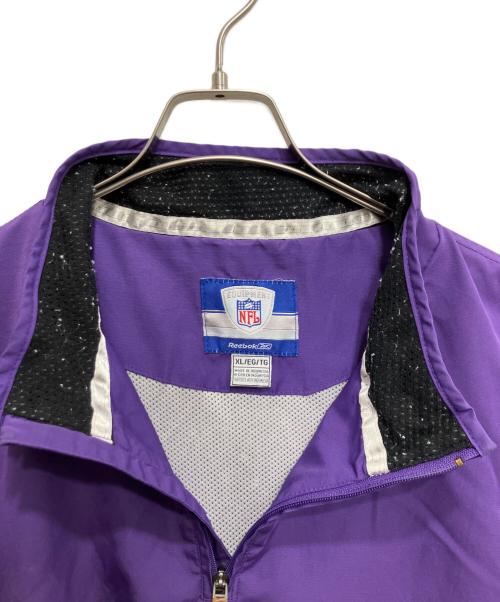 REEBOK（リーボック）REEBOK (リーボック) NFL (ナショナル・フットボール・リーグ) アノラックジャケット パープル サイズ:XLの古着・服飾アイテム