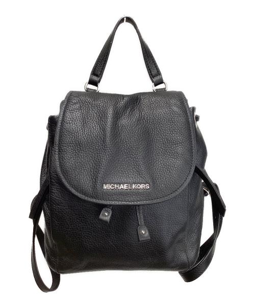MICHAEL KORS（マイケルコース）MICHAEL KORS (マイケルコース) レザーミニリュック ブラックの古着・服飾アイテム