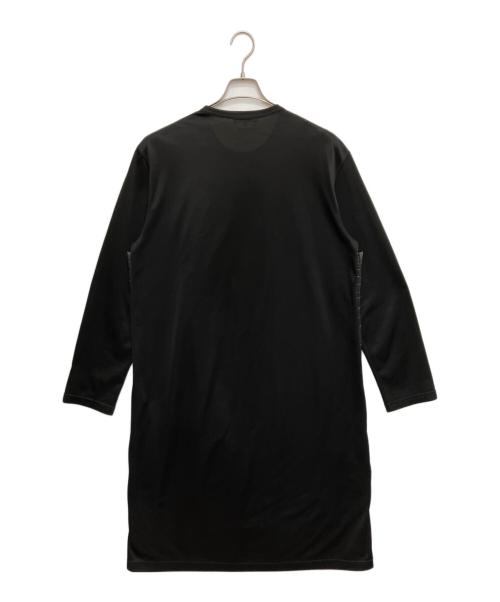 COMME des GARCONS HOMME PLUS（コムデギャルソンオムプリュス）COMME des GARCONS HOMME PLUS (コムデギャルソンオムプリュス) クロコレイヤード長袖カットソー ブラック サイズ:Lの古着・服飾アイテム