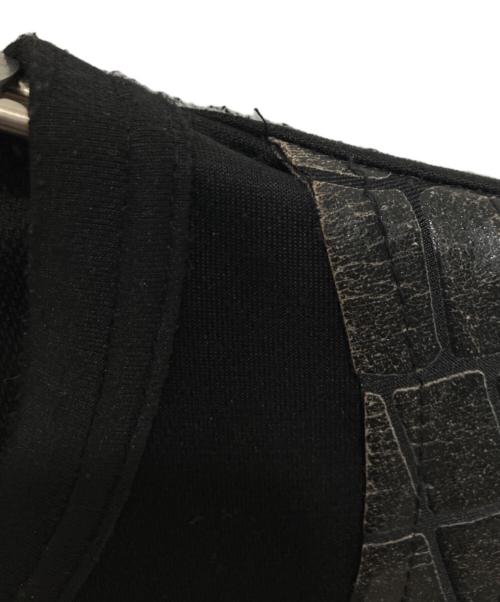 COMME des GARCONS HOMME PLUS（コムデギャルソンオムプリュス）COMME des GARCONS HOMME PLUS (コムデギャルソンオムプリュス) クロコレイヤード長袖カットソー ブラック サイズ:Lの古着・服飾アイテム