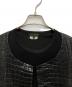 中古・古着 COMME des GARCONS HOMME PLUS (コムデギャルソンオムプリュス) クロコレイヤード長袖カットソー ブラック サイズ:L：30000円
