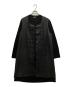 COMME des GARCONS HOMME PLUS（コムデギャルソンオムプリュス）の古着「型押しレイヤードロングカットソー」｜ブラック