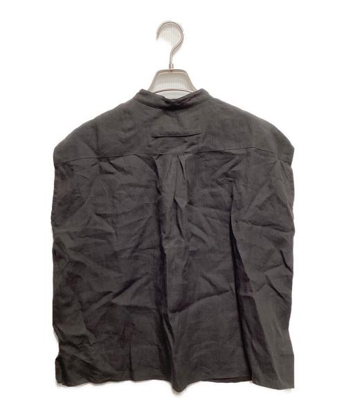 ticca（ティッカ）ticca (ティッカ) リネンフレンチシャツ グレー サイズ:Freeの古着・服飾アイテム