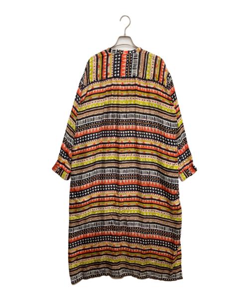 ne quittez pas（ヌキテパ）ne quittez pas (ヌキテパ) シルク総柄ワンピース マルチカラー サイズ:Mの古着・服飾アイテム