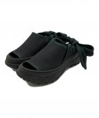 TOGA PULLAトーガ プルラ）の古着「CUTOUT SNEAKERS SANDALS」｜ブラック