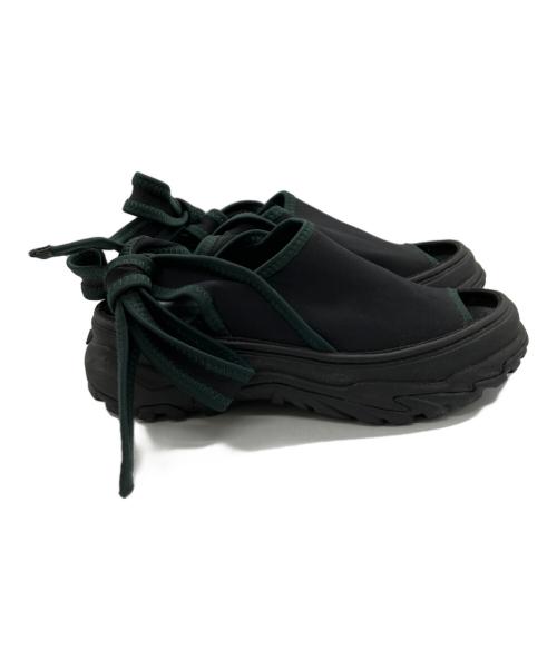 TOGA PULLA（トーガ プルラ）TOGA PULLA (トーガ プルラ) CUTOUT SNEAKERS SANDALS ブラック サイズ:37の古着・服飾アイテム