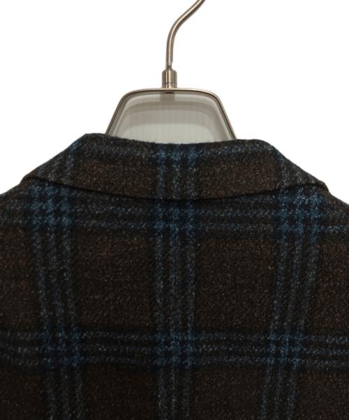 TAGLIATORE（タリアトーレ）TAGLIATORE (タリアトーレ) MONTECARLO ウィンドウペン 2B ジャケット ブラウン サイズ:44/Rの古着・服飾アイテム