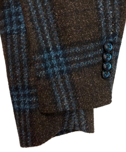 TAGLIATORE（タリアトーレ）TAGLIATORE (タリアトーレ) MONTECARLO ウィンドウペン 2B ジャケット ブラウン サイズ:44/Rの古着・服飾アイテム