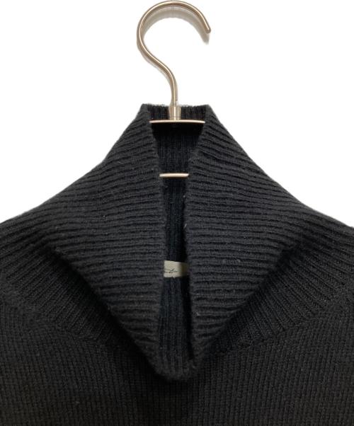 Yohji Yamamoto pour homme（ヨウジヤマモト プールオム）Yohji Yamamoto pour homme (ヨウジヤマモト プールオム) ウールタートルネックロングニット ブラック サイズ:3の古着・服飾アイテム