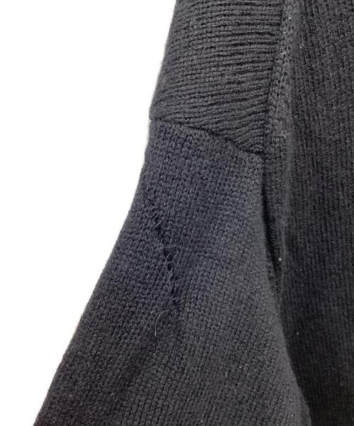 Yohji Yamamoto pour homme（ヨウジヤマモト プールオム）Yohji Yamamoto pour homme (ヨウジヤマモト プールオム) ウールタートルネックロングニット ブラック サイズ:3の古着・服飾アイテム
