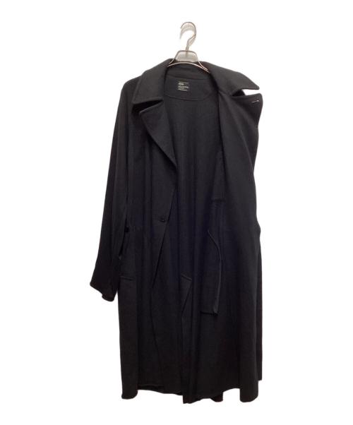 s'yte（サイト）s'yte (サイト) オーバーサイズウールロングガウンコート ブラック サイズ:FREEの古着・服飾アイテム