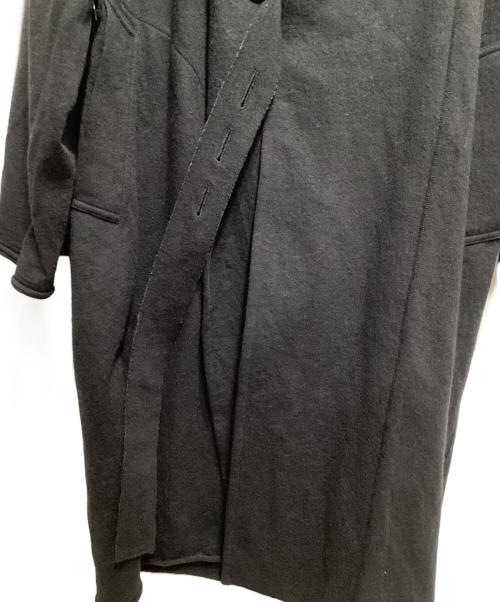 s'yte（サイト）s'yte (サイト) オーバーサイズウールロングガウンコート ブラック サイズ:FREEの古着・服飾アイテム