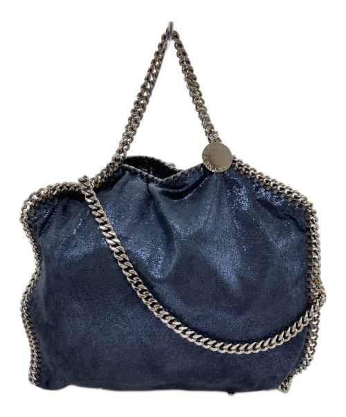 STELLA McCARTNEY（ステラマッカートニー）STELLA McCARTNEY (ステラマッカートニー) ファラベラ フォールドオーバー トートバッグ ネイビーの古着・服飾アイテム