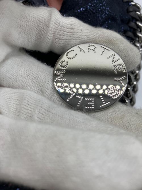 STELLA McCARTNEY（ステラマッカートニー）STELLA McCARTNEY (ステラマッカートニー) ファラベラ フォールドオーバー トートバッグ ネイビーの古着・服飾アイテム