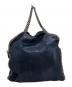 STELLA McCARTNEY (ステラマッカートニー) ファラベラ フォールドオーバー トートバッグ ネイビー：25000円