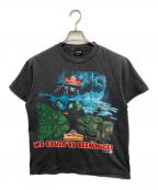 CHANGESチェンジズ）の古着「ヴィンテージカメレオンプリントTシャツ」｜ブラック