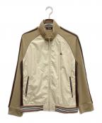 BURBERRY BLACK LABELバーバリーブラックレーベル）の古着「切替トラックジャケット」｜ブラウン