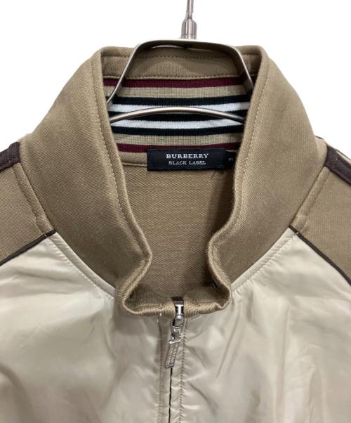 BURBERRY BLACK LABEL（バーバリーブラックレーベル）BURBERRY BLACK LABEL (バーバリーブラックレーベル) 切替トラックジャケット ブラウン サイズ:3の古着・服飾アイテム