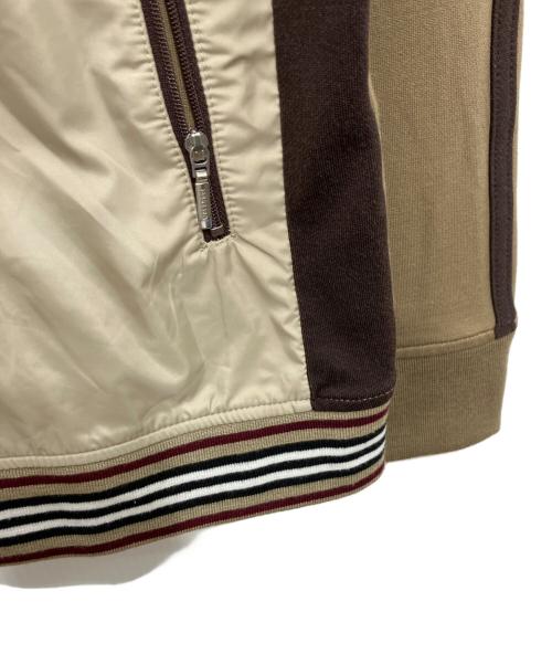 BURBERRY BLACK LABEL（バーバリーブラックレーベル）BURBERRY BLACK LABEL (バーバリーブラックレーベル) 切替トラックジャケット ブラウン サイズ:3の古着・服飾アイテム
