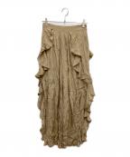 sara mallikaサラマリカ）の古着「Rayon Jacquard Clione Pants」｜ブラウン
