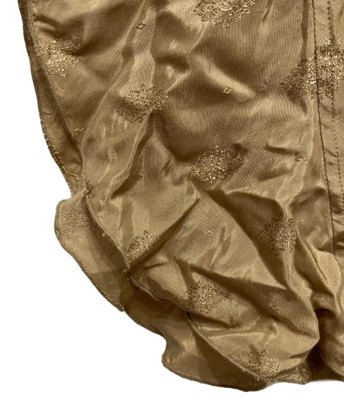 sara mallika（サラマリカ）sara mallika (サラマリカ) Rayon Jacquard Clione Pants ブラウン サイズ:Mの古着・服飾アイテム