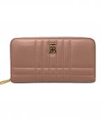 BURBERRYバーバリー）の古着「LOLA キルティングロングウォレット」｜ピンク