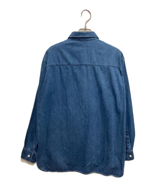 UNTITLED（アンタイトル）UNTITLED (アンタイトル) ヘイジーライトデニムシャツ ブルー サイズ:2の古着・服飾アイテム